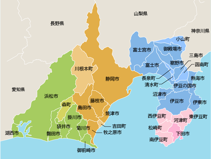 地恚罕h内市町