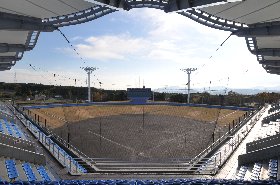 写真:ソフトボール場