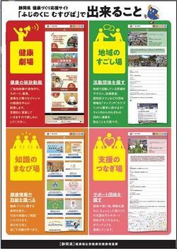 チラシの写真:「ふじのくにむすびば」で出来ること