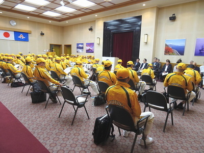 写真:第79回国民スポーツ大会静岡県選手団結団式