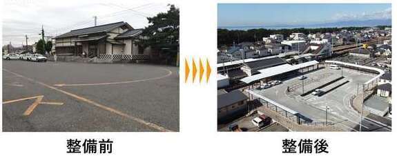 写真:原駅駅前広場