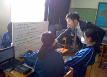 写真：学を支援するP者の子