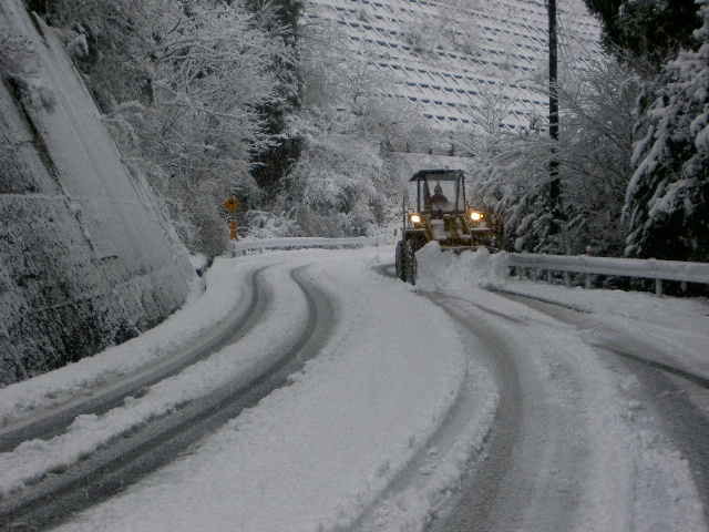 川根本町東藤川の雪景色（川根本町）