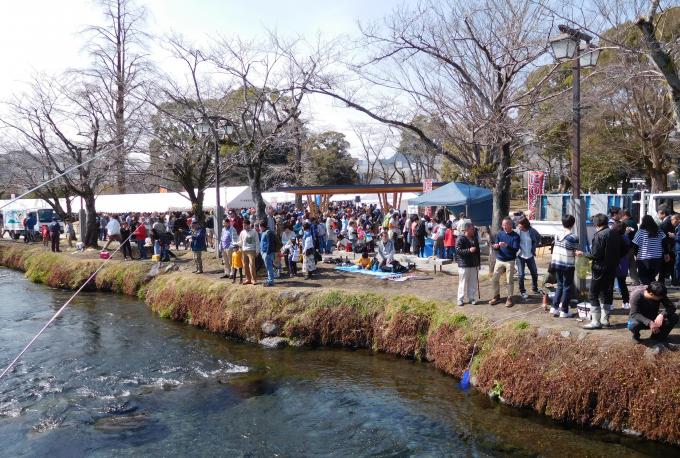 マス釣り